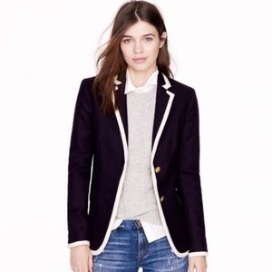 J Crew Wool Navy Blazer
